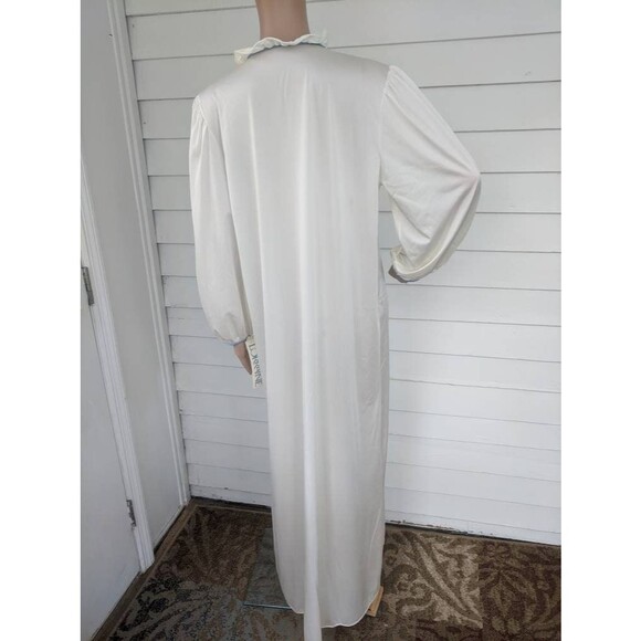 70s Long Sleeve Nightgown L Vintage Gown Lingerie New Old Stock Lorraine - Picture 3 of 7